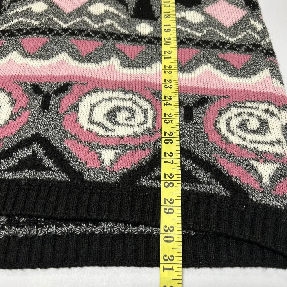 Vintage Cut 4 U Womens Oversized Sweater One Size Retro 80s Eclectic Funky Pink - Picture 8 of 9